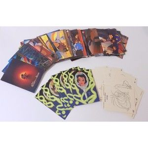mix 90 Beauty and the Beast Movie Paper Trading Cards 1992 Pro Set Walt Disney
